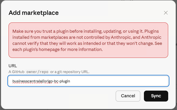 Add marketplace gluggi — businesscentralal/origo-bc-plugin